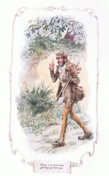 Isaac ist eine große, schlanke, düstere Gestalt